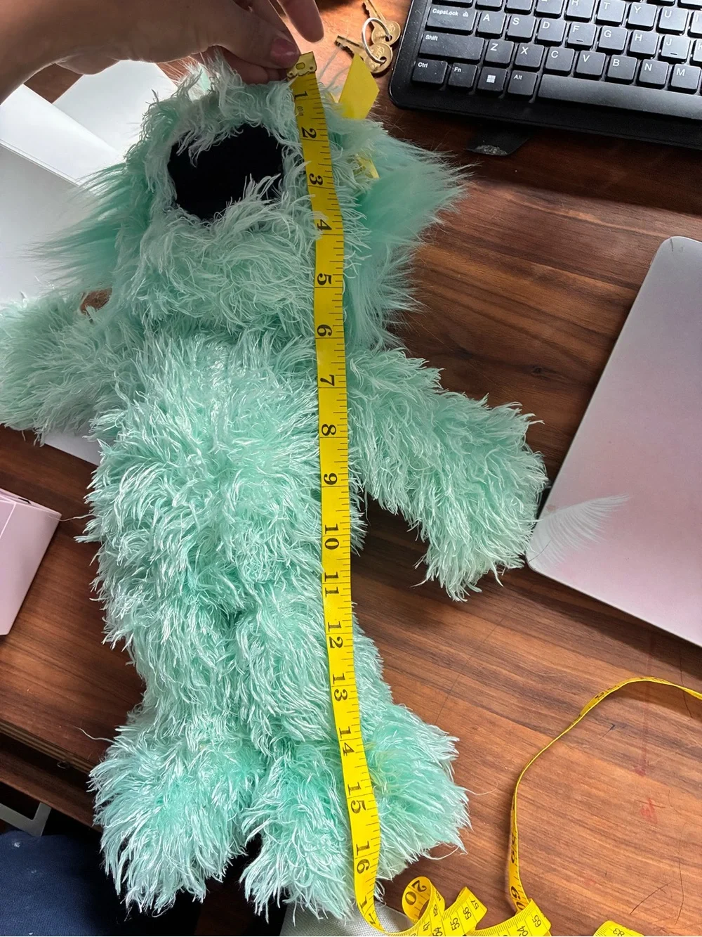 ROSITA Plush Small Toy - Mint Green Fluffy Comfort